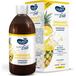 Sauber System Life Drenante Anticellulite 500 ml - Integratore Per La Cellulite