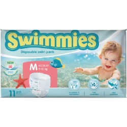 Serenity Swimmies - 11 Pannolini Per Piscina Taglia M (9-15 Kg)