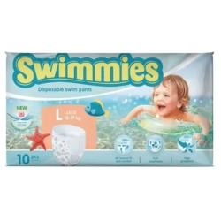 Serenity Swimmies - 10 Pannolini Per Piscina Taglia L (12-17 Kg)