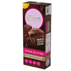 BAULI Senza Glutine - Plumcake extra Dark Doppio Cioccolato 6x35 g