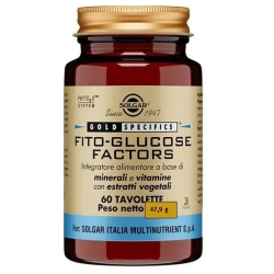 Solgar Fitoglucose Factors 60 Tavolette - Integratore per il controllo della glicemia