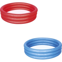 Piscina Tonda Con 3 Anelli 102 x 25 cm - Colori assortiti