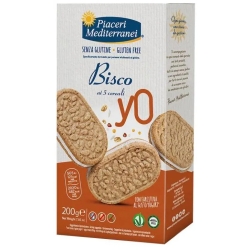 Bisco Yo ai 5 cereali - Biscotti senza glutine 200 g