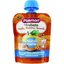 Plasmon Il frullato - Merenda a base di mela, banana e cereali 85 g