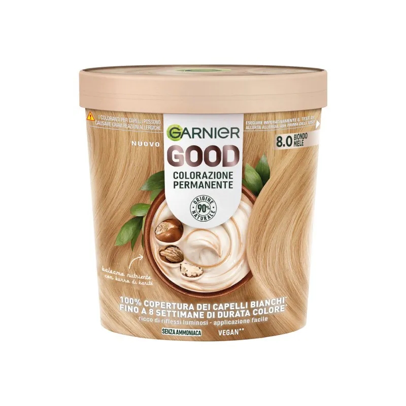 L'ORéAL Garnier Good - Colorazione permanente senza ammoniaca n.8.0 Biondo Miele