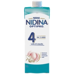 Nidina Optipro 4 - Latte Di Crescita Per Bambini Da 2 Anni - Brick Da 1 L