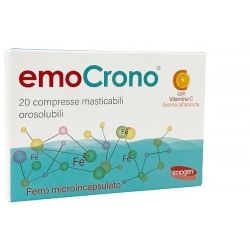 Emocrono 20 Compresse - Integratore Di Ferro E Vitamine