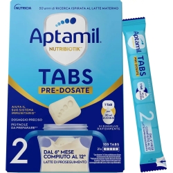 Nutribiotik Tabs Pre-Dosate 2 - Latte di proseguimento 6-12M 21 bustine