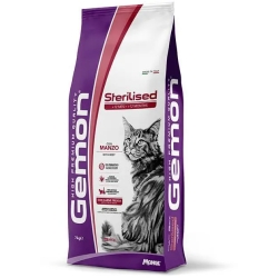GEMON Sterilised Cat manzo - cibo secco per gatti 7 kg