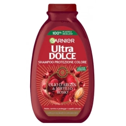 Garnier Ultra Dolce - Olio D'Argan E Mirtillo Rosso - Shampoo Protezione Colore 400 ml