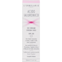 Acido Ialuronico CC Cream SPF 20 - Crema Viso Perfezionante 50 ml - Miele