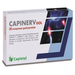 Capinerv Dol 20 compresse Gastroprotette - integratore per il sistema nervoso