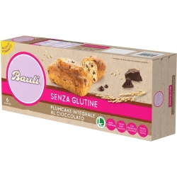 BAULI 6 Plum cake senza glutine integrali con cioccolato