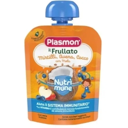 Plasmon Nutri-Mune Il Frullato - Mirtilli, Avena, Cocco con Mela 85 g