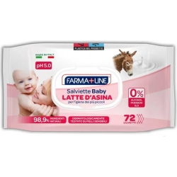 Baby latte d'asina - 72 salviette per l'infanzia