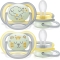 Avent Ultra Air Night time 18M+ - 2 ciucci in silicone - Animali
