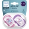 Avent Ultra Air Happy 6-18 M - 2 ciucci in silicone - papa/Baloon