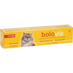 Bolo via - pasta per l'eliminazione dei boli di pelo nel gatto 100 g