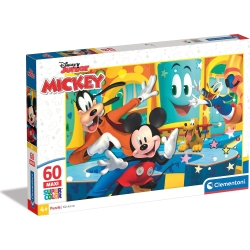 Supercolor mickey - maxi puzzle da 60 pezzi