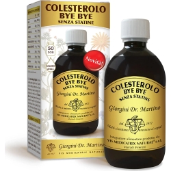 Colesterolo Bye Bye Senza Statine Liquido Analcolico 500 ml - Integratore Per Il Colesterolo