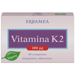 Erbamea Vitamina K2 60 Compresse - Integratore Per Le Ossa