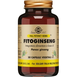 Solgar Fitoginseng 50 Capsule - Integratore Energizzante