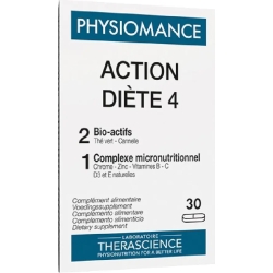 Physiomance Action Diète 4 - Integratore Per La Glicemia 30 Compresse