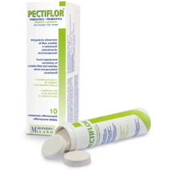 Pectiflor 10 Compresse Effervescenti - Integratore Per L'Intestino