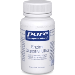 Pure Encapsulations Enzimi Digestivi Ultra 30 Capsule - Integratore Per La Digestione