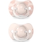 Suavinex Dreams - 2 Succhietti In Silicone 0-6 Mesi - Rosa