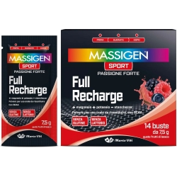Massigen Sport Full Recharge 14 Bustine - Integratore per l'attività sportiva