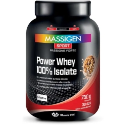 Massigen Sport Power Whey 100% Isolate cookies&cream 750g - Integratore di proteine