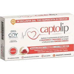 Captolip 24 Compresse - Integratore per colesterolo e trigliceridi