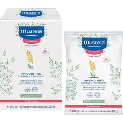 Mustela Amido di riso lenitivo e rinfrescante - 5 buste da 20 g