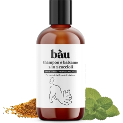 Bau Cosmesi Shampoo e balsamo 2 in 1 cuccioli 250 ml