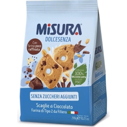Dolcesenza - Biscotti Con Scaglie Di Cioccolato 290 G