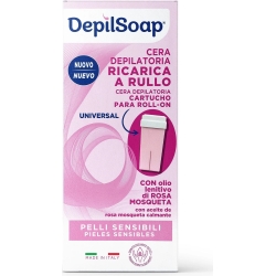 Ricarica Cera Depilatoria Per Rullo Elettrico Con Rosa Mosqueta E Burro Di Karitè