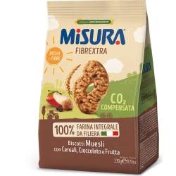 Fibrextra - Biscotti Muesli Con Cereali Cioccolato E Frutta 230 G