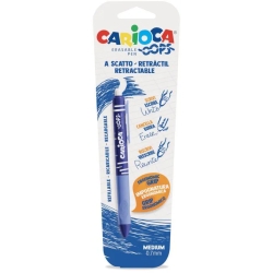 Oops - 12 Penne Cancellabili a Scatto Blu