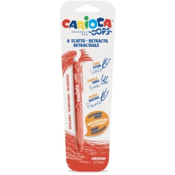 Oops - 12 Penne Cancellabili a Scatto Rosso