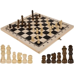 Wooden Game Chess - Scacchi In Legno 34X34Cm - Gioco da Tavolo
