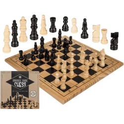 Wooden Game Chess - Scacchi In Legno 28,5X28,5Cm - Gioco da tavolo