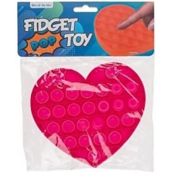 Fidget Pop Toy - Giocattolo anti-stress a forma di cuore - Colori assortiti