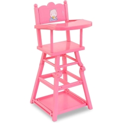 Seggiolone Per Bambole 2in1 - Rosa