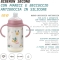 Suavinex Dreams - Biberon antigoccia con manici 270 ml - Rosa