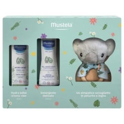 Mustela Cofanetto Koala - Crema Viso 40 Ml + Detergente Delicato 200 Ml + Peluche