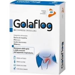 Golaflog 24 Compresse - Integratore Per La Gola