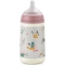 Suavinex Walk in the park -  biberon con tettarella in silicone 270 ml rosa