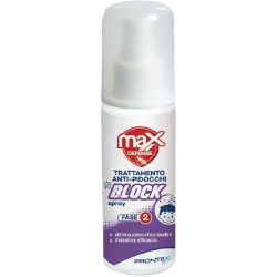 Prontex Max Defense Block Spray - Trattamento Anti-Pidocchi 100 Ml