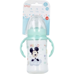Disney Baby Mickey Mouse - Biberon Con Manici In Silicone 360 Ml